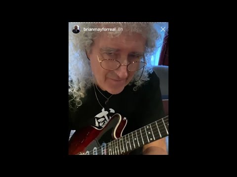 Brian May teaches you “Bohemian Rhapsody” guitar solo - Instagram story