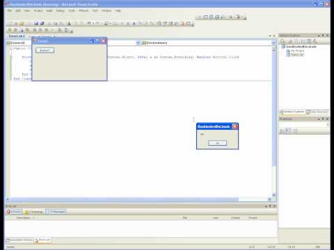 Visual Basic .net Tutorial 4: Doubles and Decimals