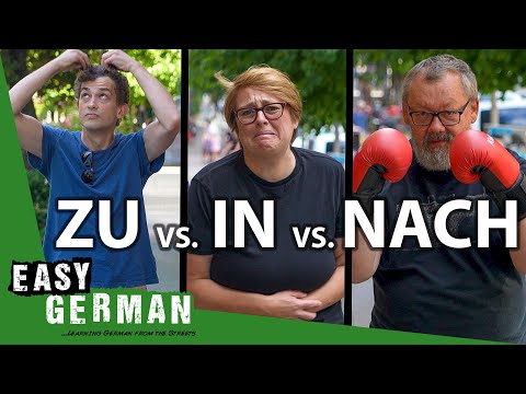When to Use 'nach' vs. 'zu' and 'in' | Super Easy German 208