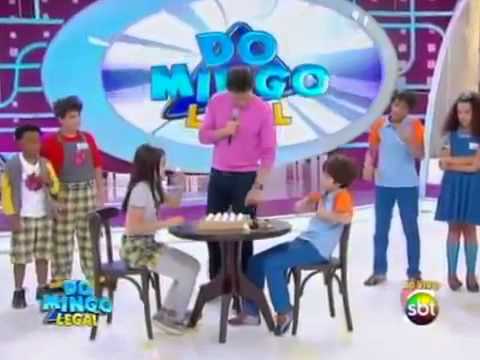 Domingo Legal - Guerra de Ovos com elenco de  Patrulha Salvadora  e  Chiquititas