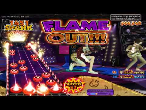 The Fiery Concert - DragonForce - Power of the Triforce ( Lv 4 Crazy ) with FlameOut