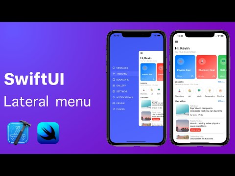 (iOS) - SwiftUI - LateralMenu - NavigationDrawer - Tutorial - SpeedCode