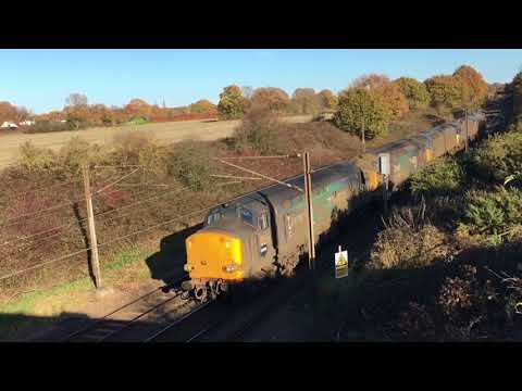 **11 LOCOS!! 37S, 57S AND 66S** DRS fest' at Shaws Farm - 23/11/17