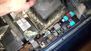 2007 Toyota Corolla AC Relay and Fuse Location