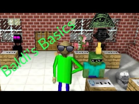 Monster School : BALDI'S BASICS BECOME TEACHER - Minecraft Animation