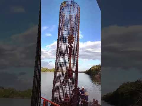 DESCIDA DE 10 METROS! Homem na armadura da ponte
