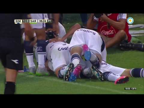 Gol De Mazzola HD | GIMNASIA 1 - Sarmiento 0 | Fecha 17 | 2017
