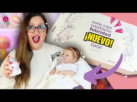 😱¡Mi BEBÉ REBORN de SILICONA MÁS REALISTA! 💖 Unboxing Lena de Coco Reborn ✨