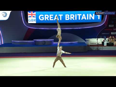 Kirsten OWEN  & Finlay COCHRANE (GBR) - 2019 Acro Europeans, all-around final
