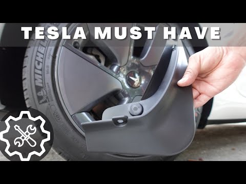Enhancing Exterior Protection: Installing Mud Flaps on a Tesla Model 3