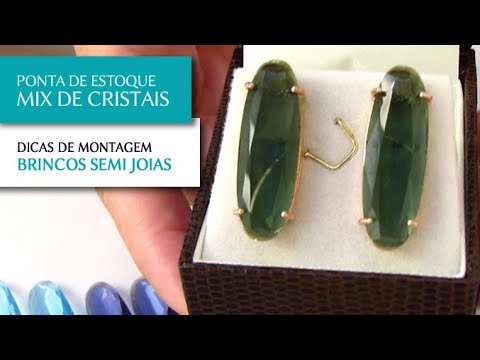 Mix de Cristais Lapidados para Fazer Semi Joias - Pedra Mística