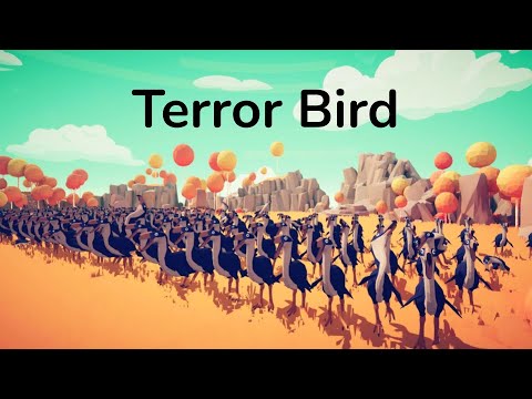 Animal Kingdom Mod in TABS - Terror Bird Unit!