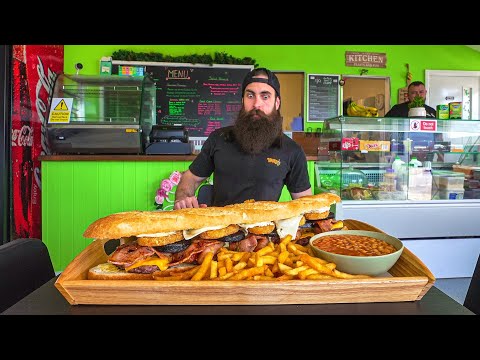 THIS MASSIVE SANDWICH CHALLENGE HAS NEVER BEEN BEATEN! | BeardMeatsFood