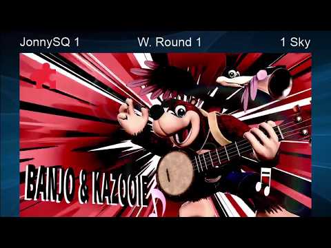 CWA Wifi Weekly 01 - JonnySQ (Mii Swordfighter, Banjo) vs Sky (Random, Banjo) Winners Round 1