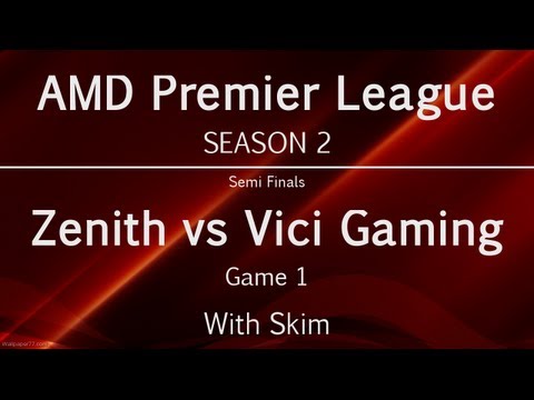 Dota 2 - Zenith vs Vici Gaming, game 1 - AMD Premier League