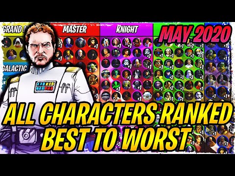 ALL CHARACTERS RANKED FROM BEST TO WORST - MAY 2020 | Star Wars: Galaxy of Heroes