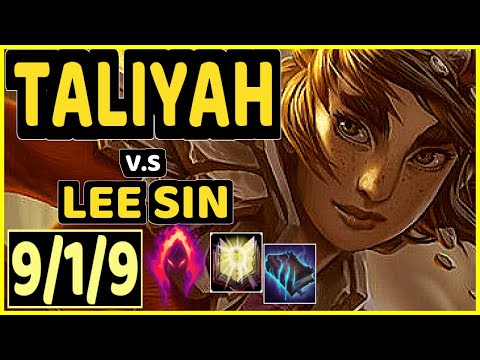 CUZZ (TALIYAH) vs LEE SIN - 9/1/9 KDA JUNGLE GAMEPLAY - KR Ranked DIAMOND