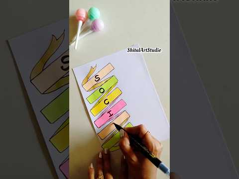 Social Project Front Page Design📝 Project Work Designs #viral #shorts