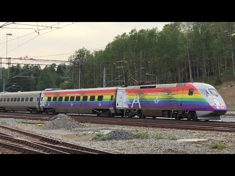 Sommar på Järnvägen del 7 - Tåg i Flemingsberg