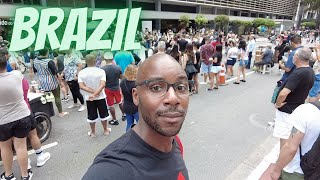 The Busiest Street in Sao Paolo Brazil | Avenida Paulista