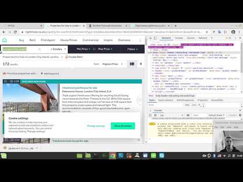Video walkthrough of mapping UK postcodes to Rightmove location identifiers