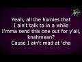 Tupac Shakur - I Ain't Mad At Cha | Lyrics