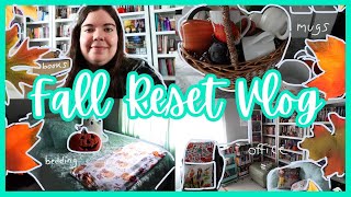 🍁 Cozy Fall Reset Vlog 🍂 Decorate & Reset With Me, Reading, Country Fair, Book Haul 📚 Fall Diaries