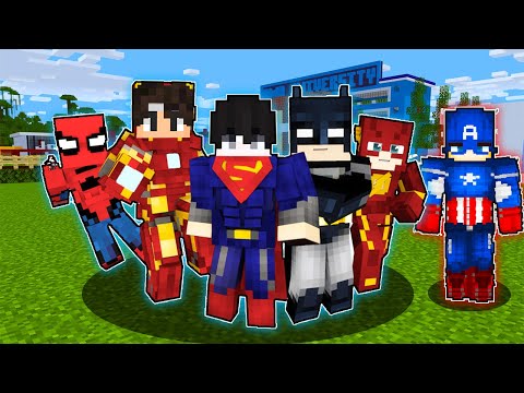Best of Minecraft - SUPER HEROES | OMO City