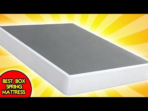 BEST BOX SPRING MATTRESS IN A BOX | Zinus 9 Inch High Profile Smart Box Spring Review & Setup Video