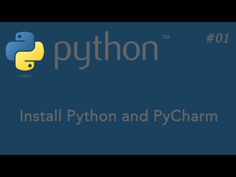 01 Python Tutorial How To Install Python And Pycharm