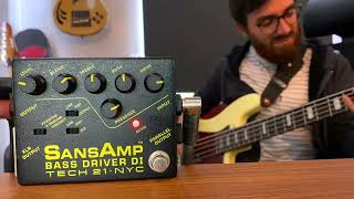 Video thumbnail for Tech21 Sansamp Bass Driver DI [Quick Demo] by Rafael Freitas