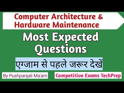 Lec 1 1 CPU Organisation in Computer Architecture Hardware Maintenance in Hindi
