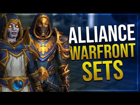 Alliance Warfront Sets Tier 1 -3 | In game Preview | Battle for Azeroth!