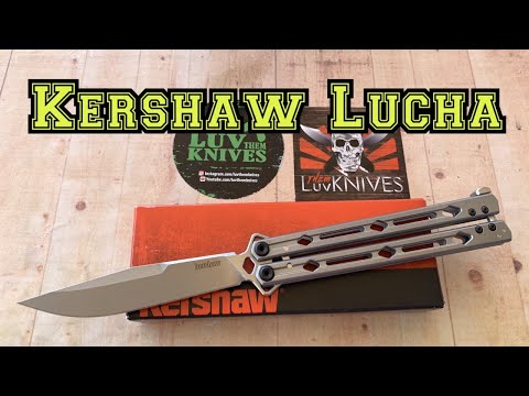 Kershaw 5150 Lucha butterfly knife / includes disassembly/ interesting offering from Kershaw