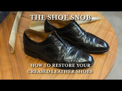 The Shoe Snob - How To Restore Your Creased Leather Shoes