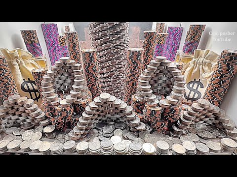 1 Quarter Challenge High Limit Coin Pusher