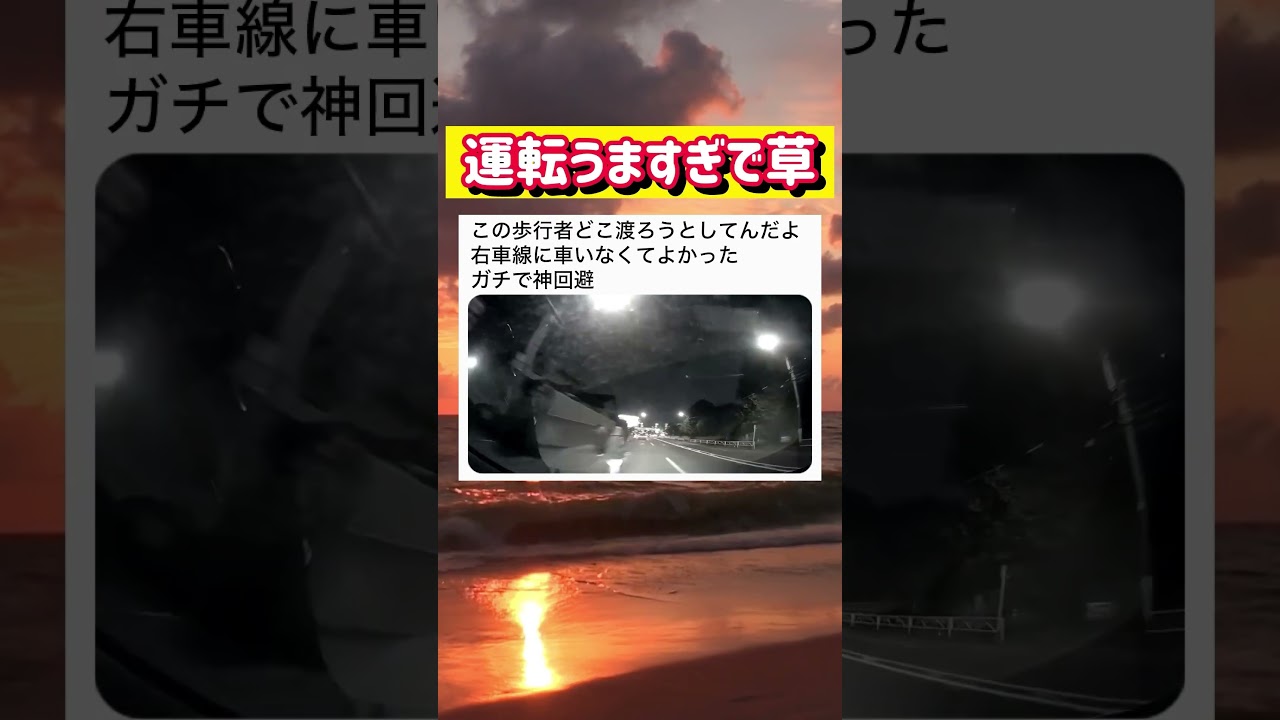 【神回避】脅威のドライブテクニックで危機を回避する車#面白い #おもしろ #tiktok #Twitter #2ch #5ch