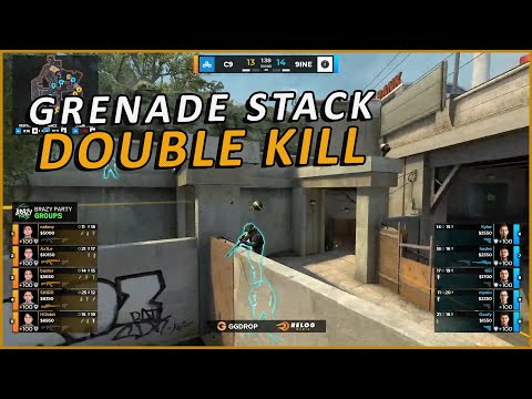 200IQ grenade stack 🔥