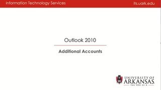 Include Additional Accounts in Outlook