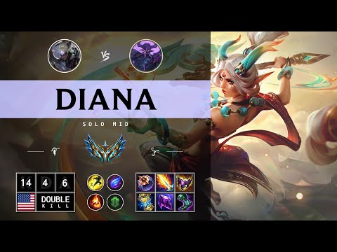 Diana Mid vs Kassadin - NA Challenger Patch 14.12
