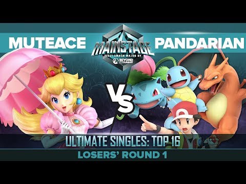 MuteAce vs Pandarian - Losers' Round 1: Ultimate Singles Top 16 - Mainstage | Peach vs PT
