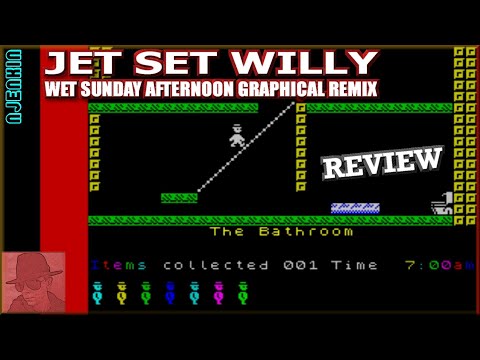 Jet Set Willy - Wet Sunday Afternoon Graphical Remix : Mod 2001 - ZX Spectrum 48K !! with Commentary