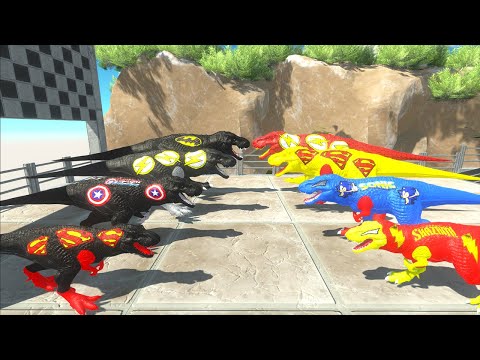 CHAMPIONS SPEED RACE TEAM BLACK DC MARVEL DEATH CLIMB - Animal Revolt Battle Simulator