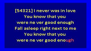 Blood Orange  - You&#39;re Not Good Enough (karaoke)
