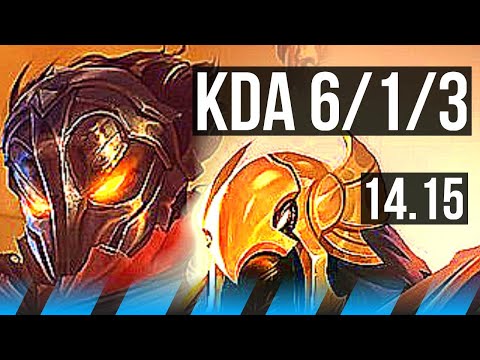 VIKTOR vs AZIR (MID) | 6/1/3, 500+ games | VN Master | 14.15