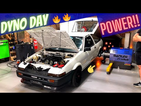 ae86 Dyno FULLY WORKED 4age/7age Build Part 8
