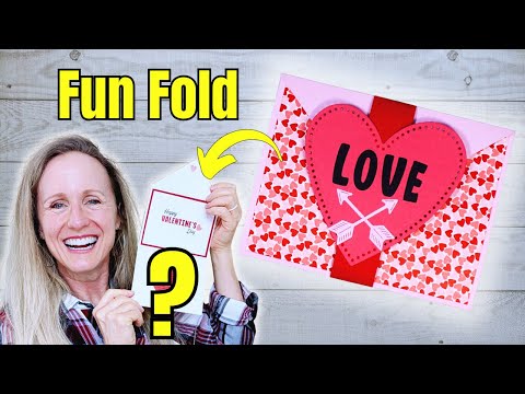 Envelope Fun Fold Card for Valentine’s Day | Surprise Inside!