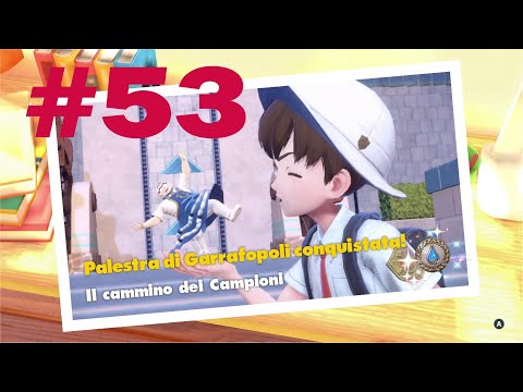 Pokémon Scarlatto-#53-La palestra di Garrafopoli: Algaro e il tipo acqua-Walkthrough ITA-Guida