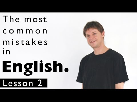 Deset typických chyb studentů angličtiny