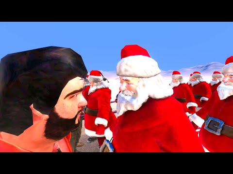 RECEP İVEDİK VS NOEL BABA SANTA CLAUS VS EŞEK 😱 - UEBS